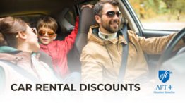 Car rental discount ad